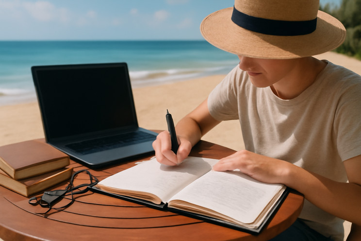 Estudio en vacaciones